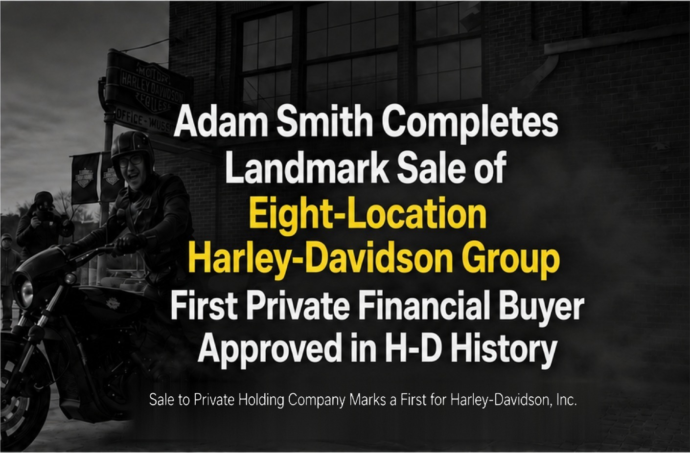 Harley-Davidson landmark sale