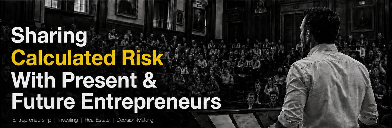 Sharing calculated risk with entrepreneurs